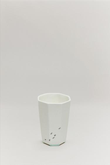 THE SKY OCTAGONAL SMALL VASE — White 1