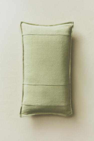 HOUSSE DE COUSSIN PLISSÉE - Vert clair de Zara - Image 5