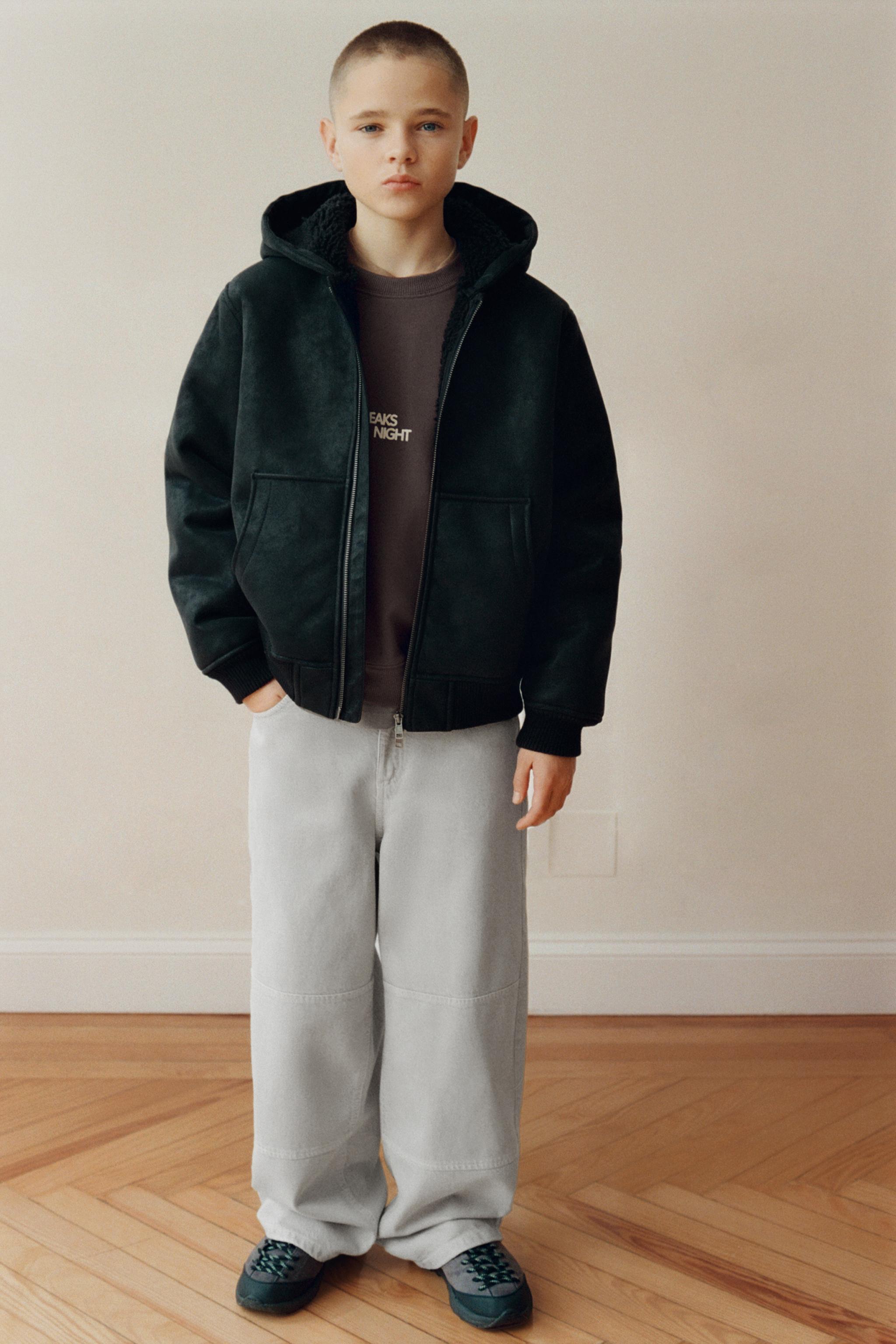 BLOUSON DOUBLE FACE CAPUCHE