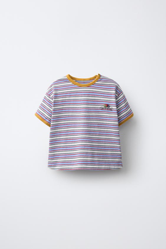 GESTREEPT T-SHIRT FRUIT OF THE LOOM - Multicolour van Zara - Afbeelding 0
