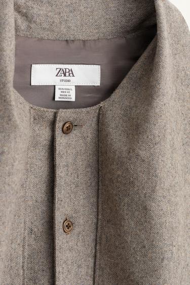 SURCHEMISE FOULARD LIMITED EDITION - Gris chiné de Zara - Image 10