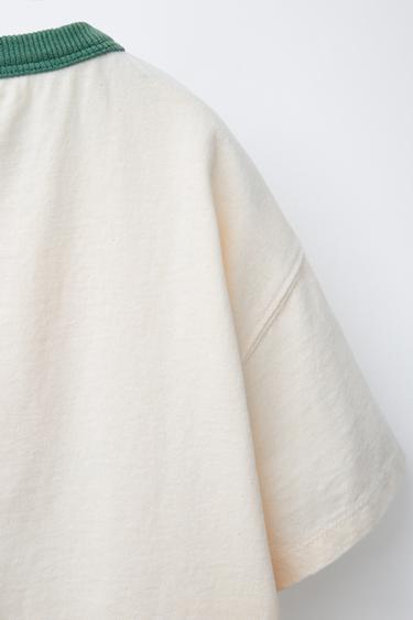 BOBBY SMALL © FLORAL T-SHIRT - Light beige by Zara - Image 3