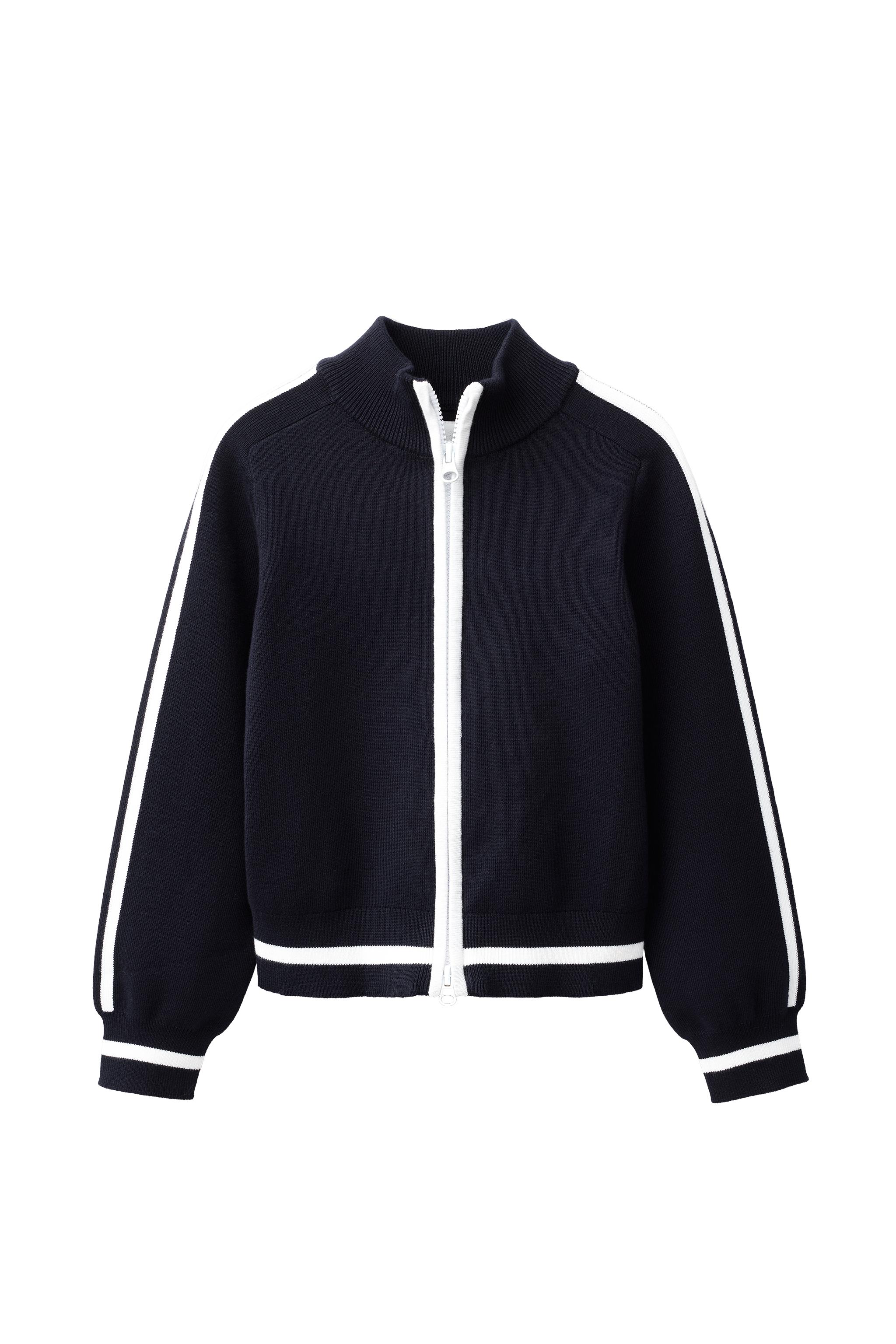ZIP-UP CARDIGAN - Dark navy | ZARA United States