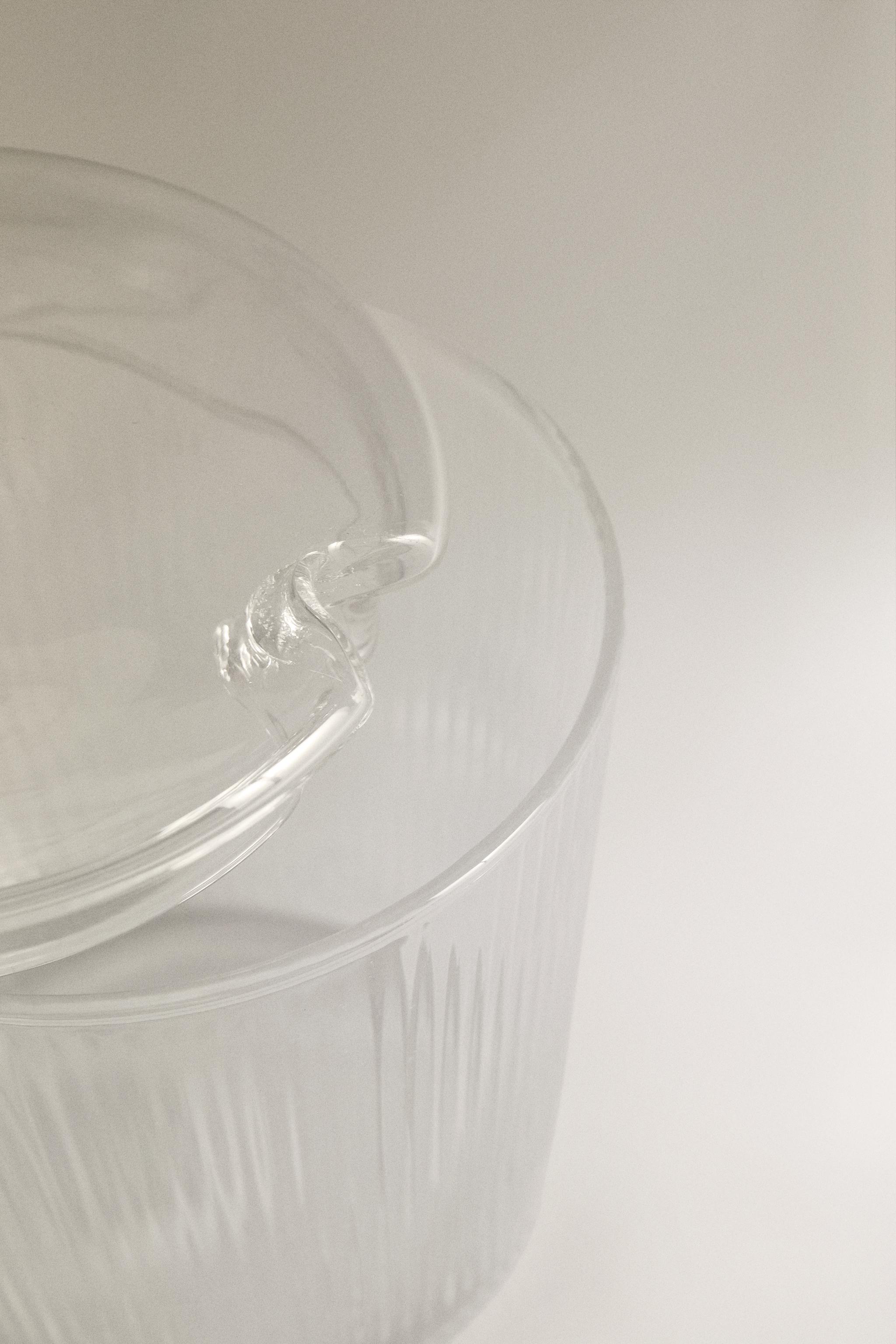 BOROSILICATE GLASS SUGAR BOWL