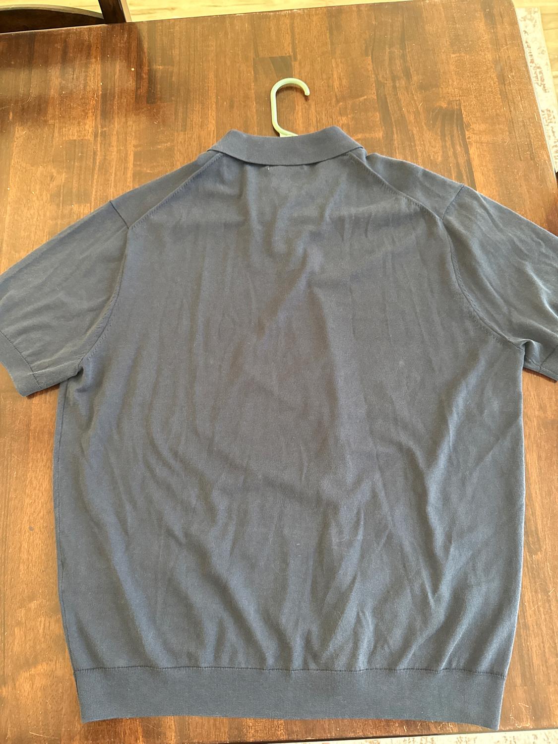 WASHED TEXTURED KNIT POLO - Image 2