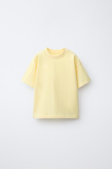 BASIC T-SHIRT - Yellow by Zara
