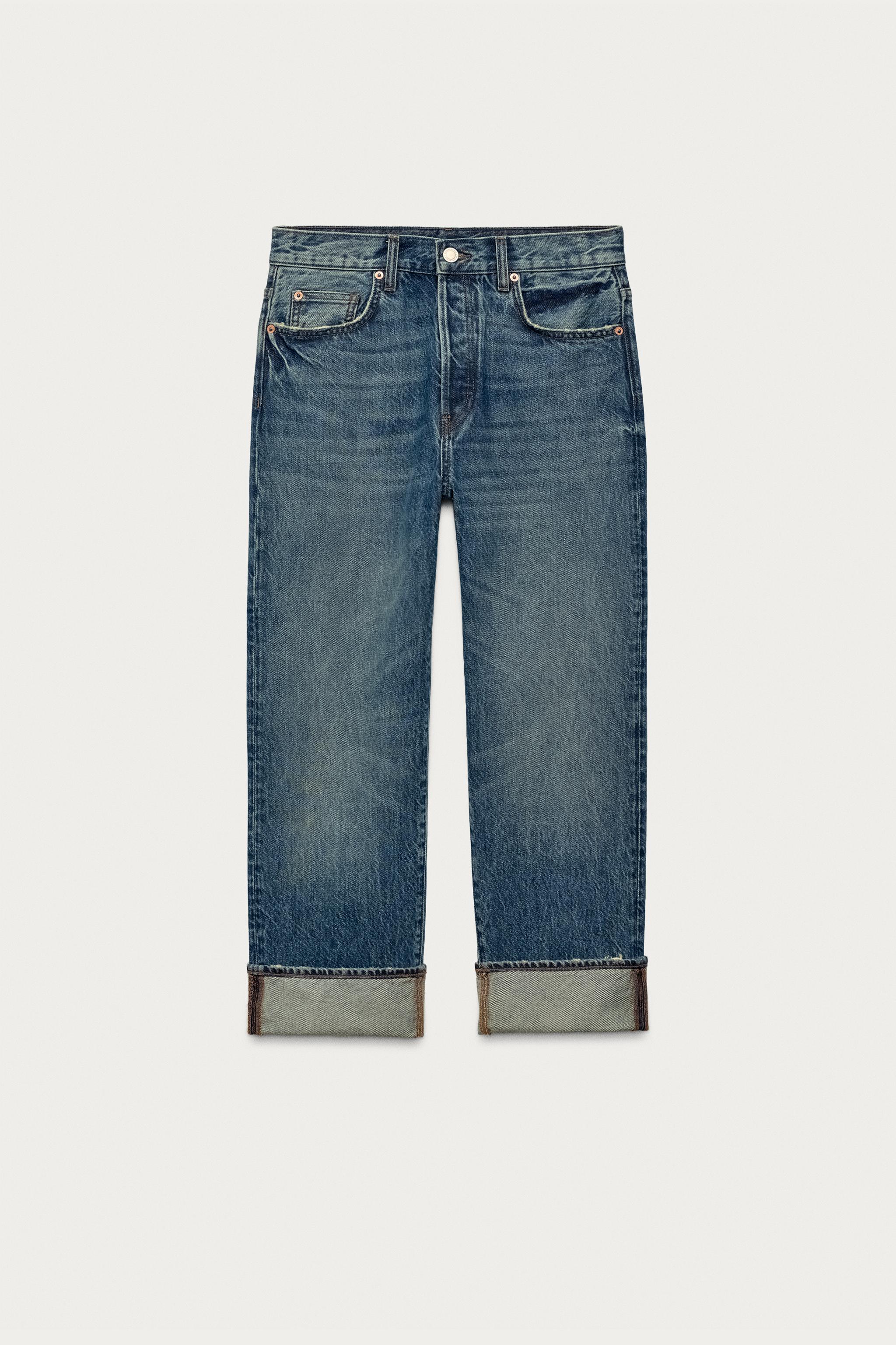 Женские джинсы Zara ZW COLLECTION LOW RISE ANKLE JEANS