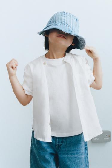 100% LINEN SHIRT - Ecru by Zara