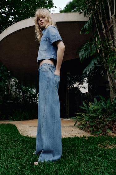 JEAN Z1975 LARGE TAILLE HAUTE - Bleu moyen de Zara - Image 3