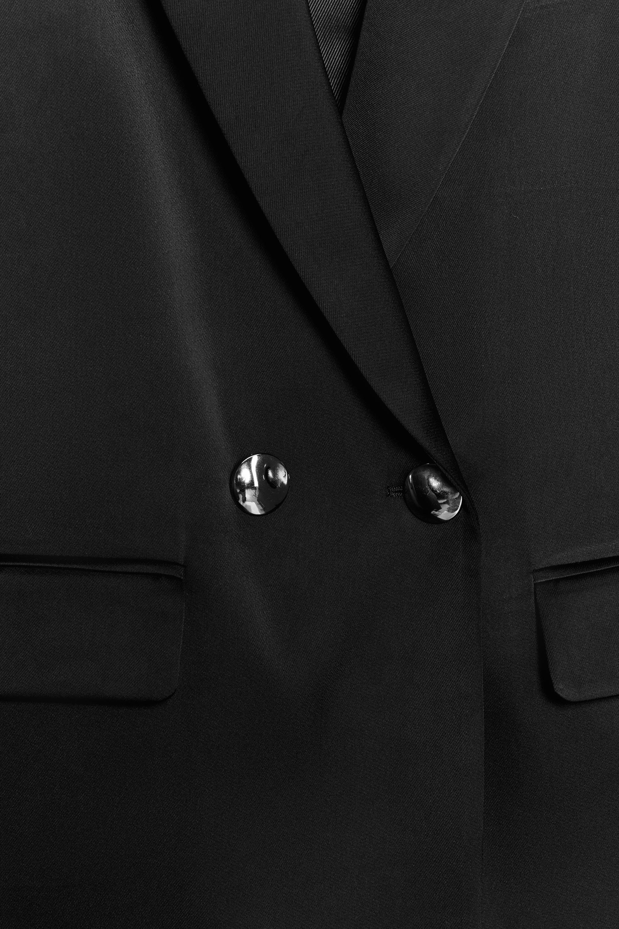 BLAZER CROISÉ SATINÉ