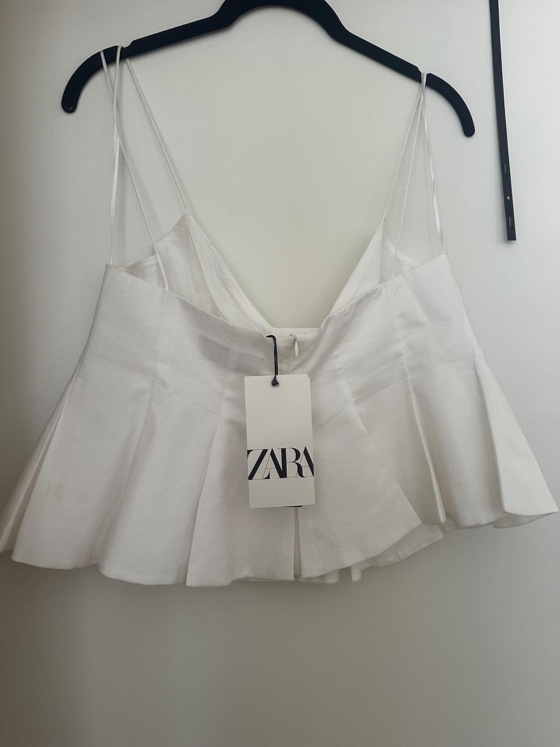ZW COLLECTION STRAPPY TOP WITH GODETS - Image 2