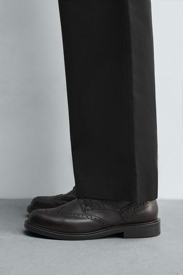 ZAPATO PIEL VESTIR - Marrón de Zara - Imagen 0
