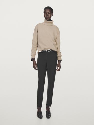 Jersey cuello alto mezcla lana - 897 de Zara