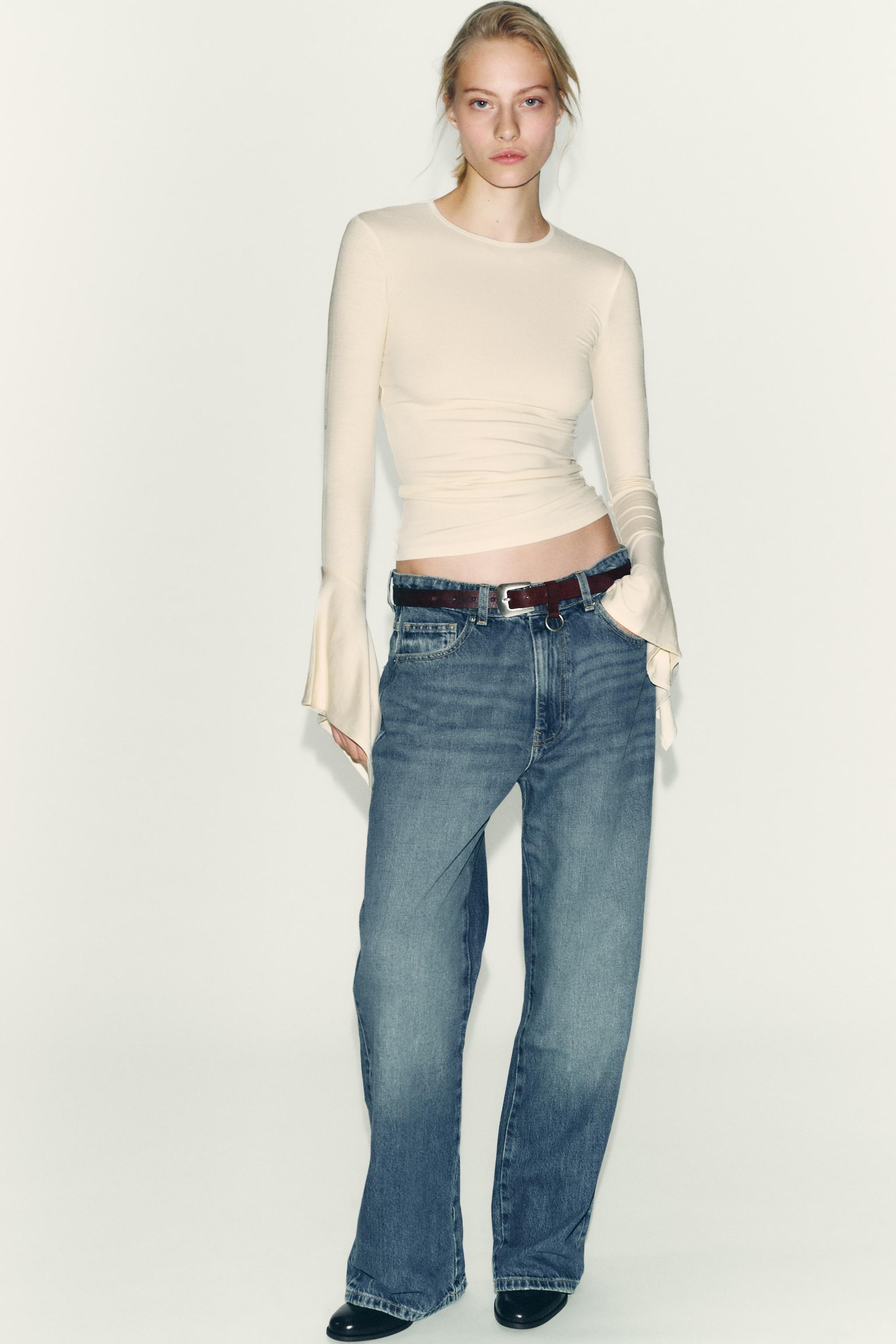 HAUT MANCHES À VOLANTS