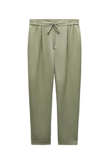FLOWING CROPPED TROUSERS