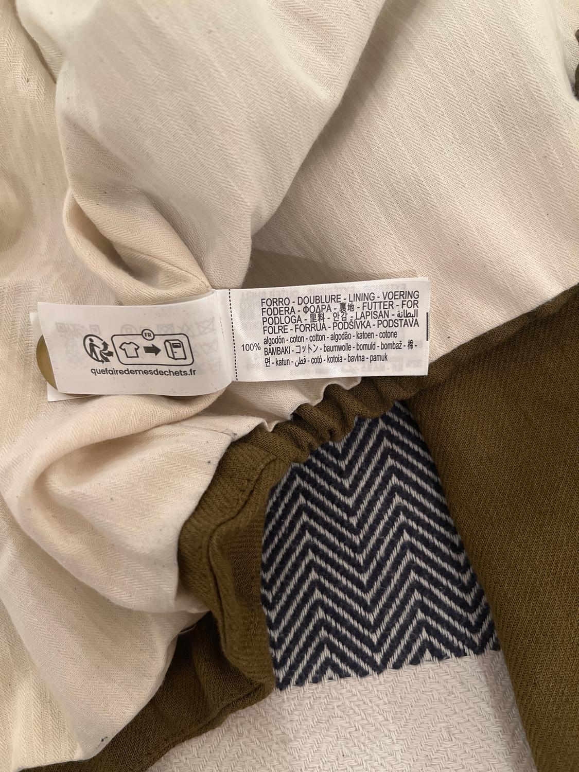 ZW COLLECTION LINEN BLEND BOMBER JACKET - Image 5