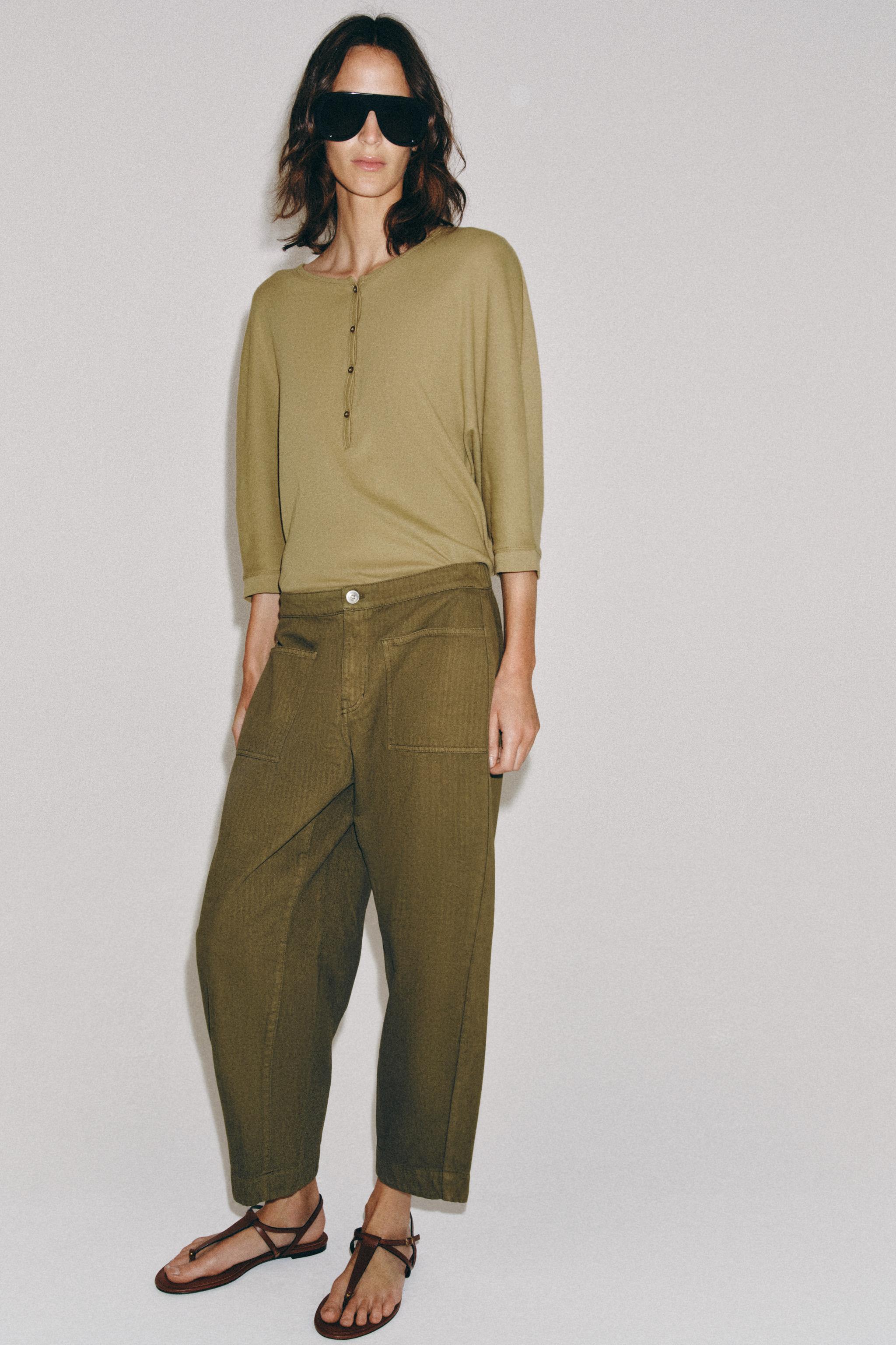 ZW COLLECTION BARREL PANTS