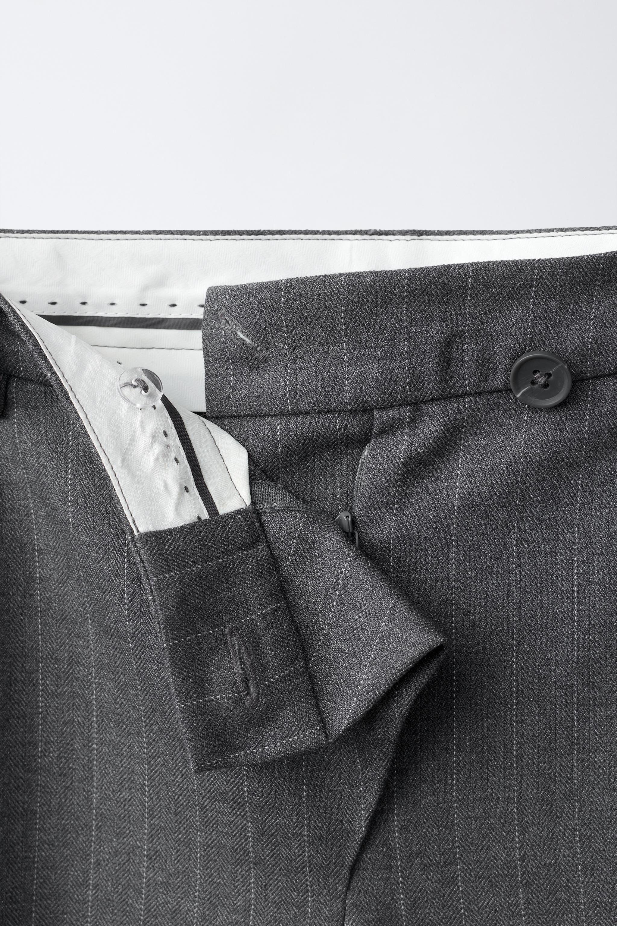 Детские брюки Zara WRAP WAIST BARREL TAILORED PANTS — фото 4