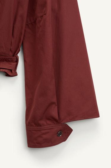 LC SHRT 14 - Maroon by Zara - Image 7