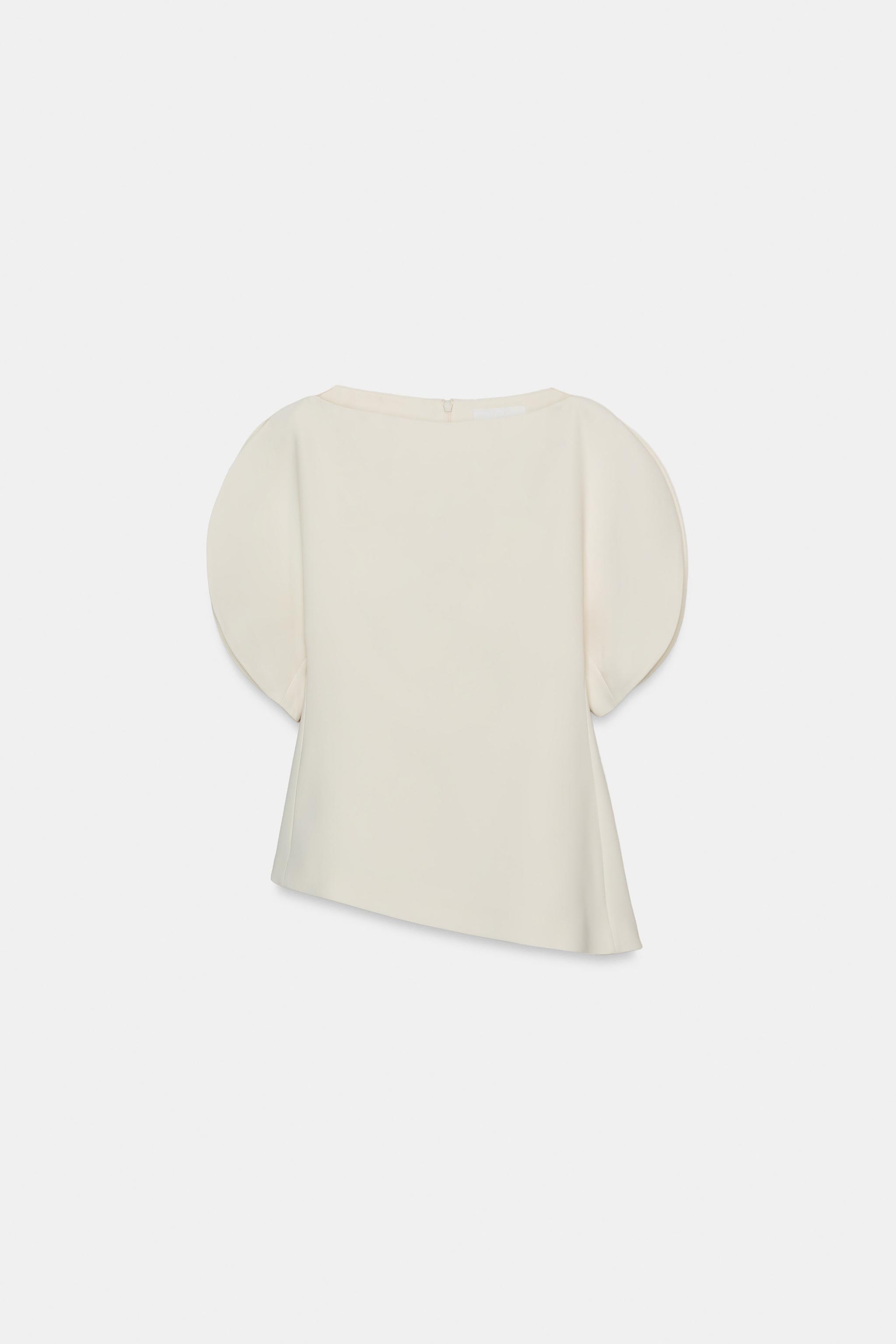 新品☆ZARA ザラ パフスリーブニット ZARA】ウール混パフスリーブニットセーター (ZARA/ニット・セーター