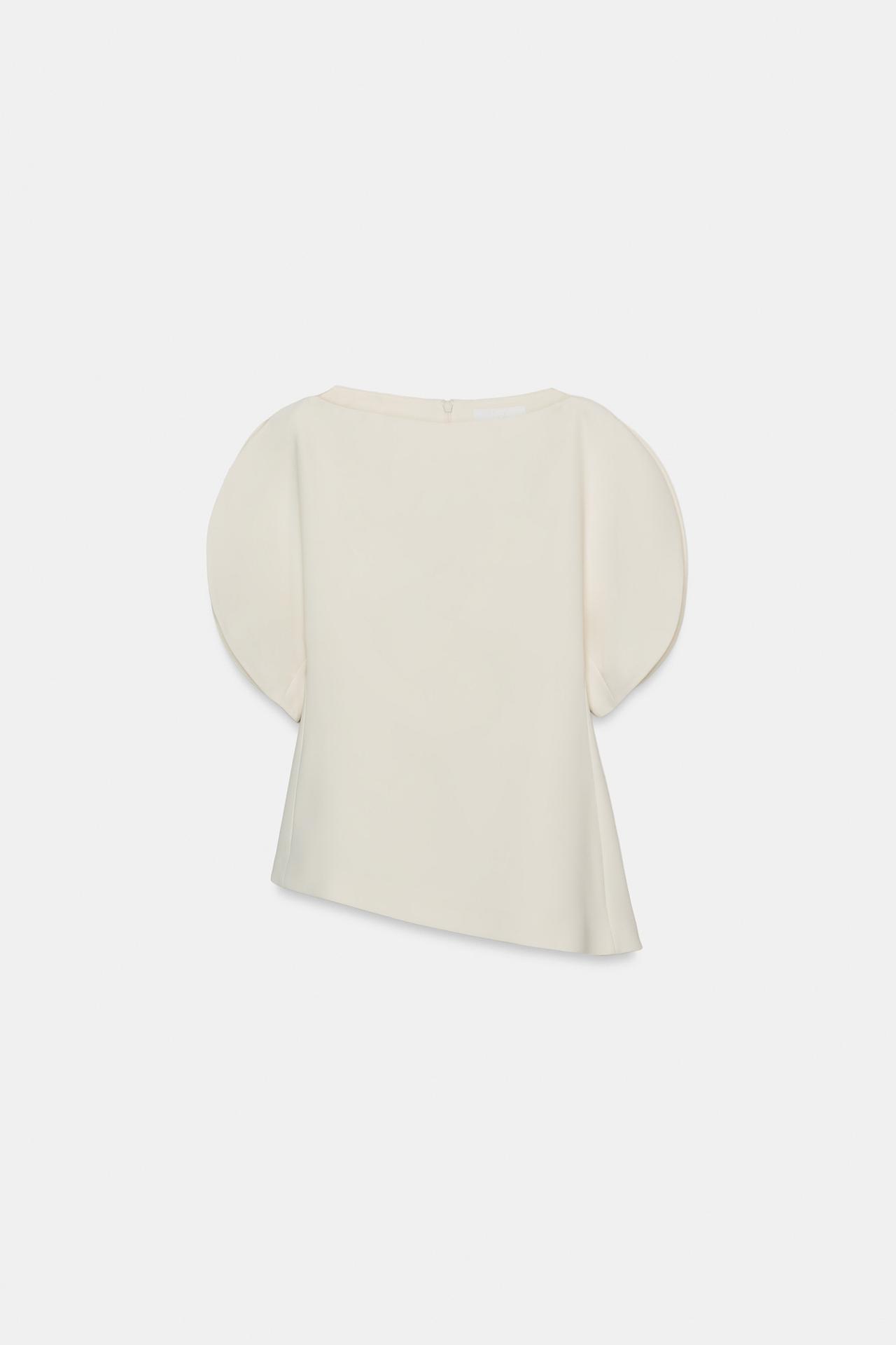 Топ ZW COLLECTION с рукавами-фонариками