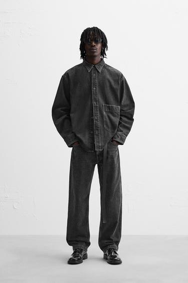 ДЖИНСЫ BAGGY FIT — ЧЕРНЫЙ от Zara — изображение 0