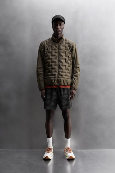 RUNNING FEATHER BLEND PUFFER JACKET - Dark brown by Zara - Image 0