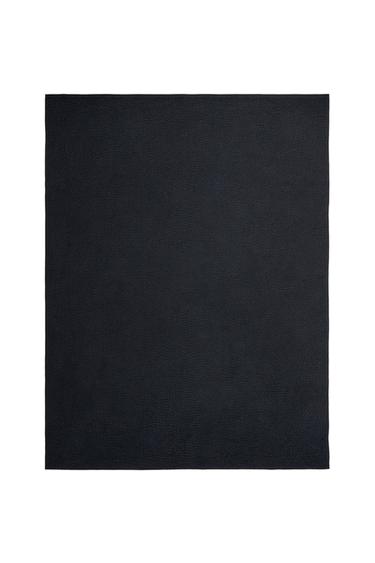 KHANTA COTTON BLANKET - أزرق الخاص بـ Zara