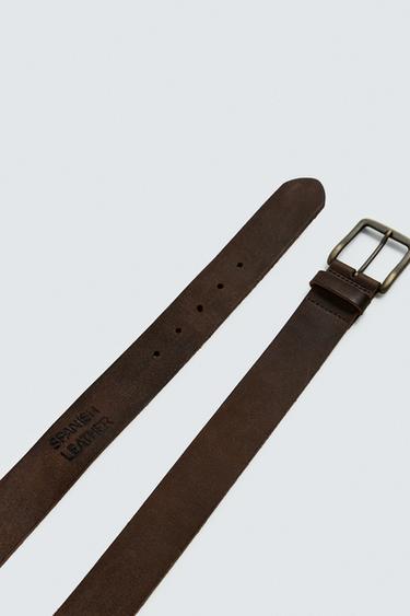 CEINTURE EN CUIR GUITARRICADELAFUENTE - Marron de Zara - Image 2