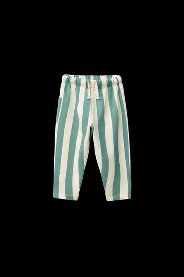 GESTREIFTE HOSE - Blaugrün von Zara - Bild 0