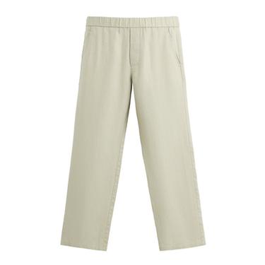 HOSE AUS REINEM LEINEN - Hellbeige von Zara