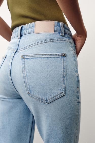 Z.01 MOM FIT COMFORT HIGH-WAIST JEANS - Light blue by Zara - Image 5