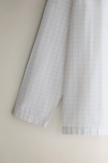 CHECK SHIRT - Oyster-white by Zara - Image 2