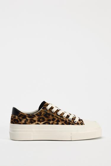 ANIMAL PRINT TRAINERS - Leopard by Zara