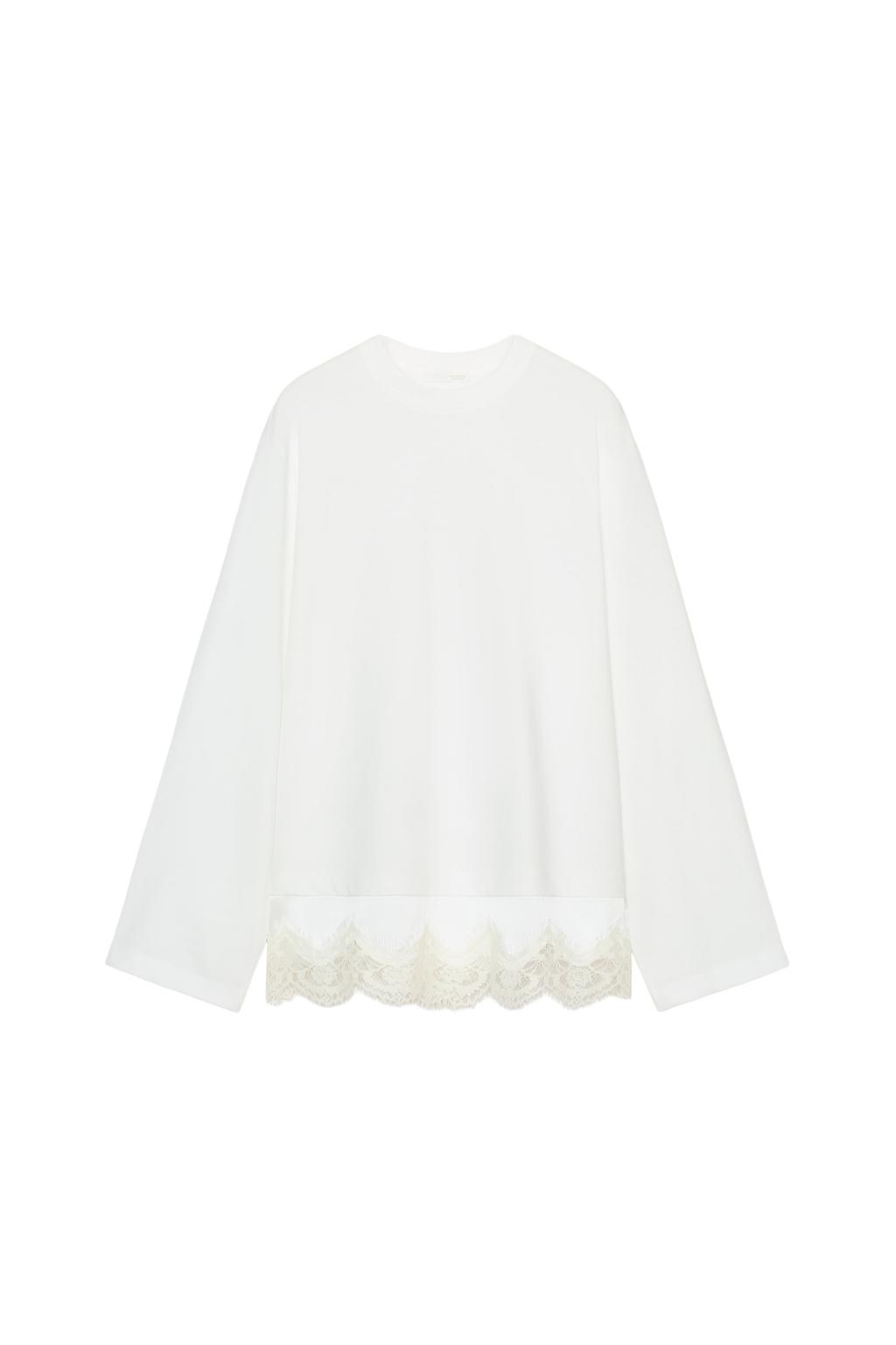COMBINATION LACE T-SHIRT - image 3