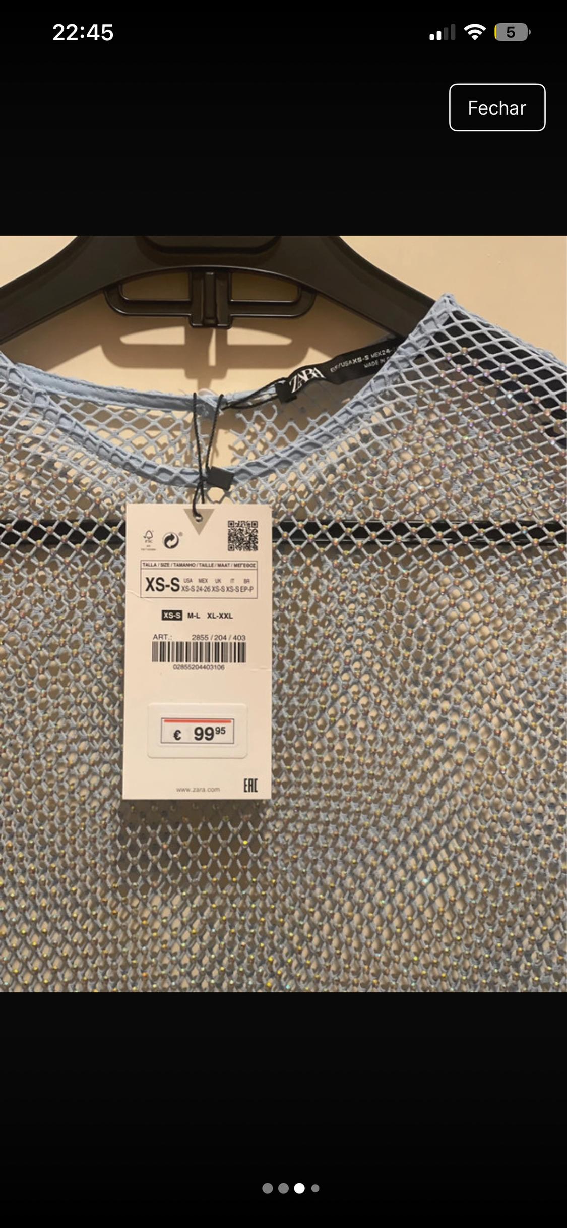 RHINESTONE MESH DRESS - Image 3