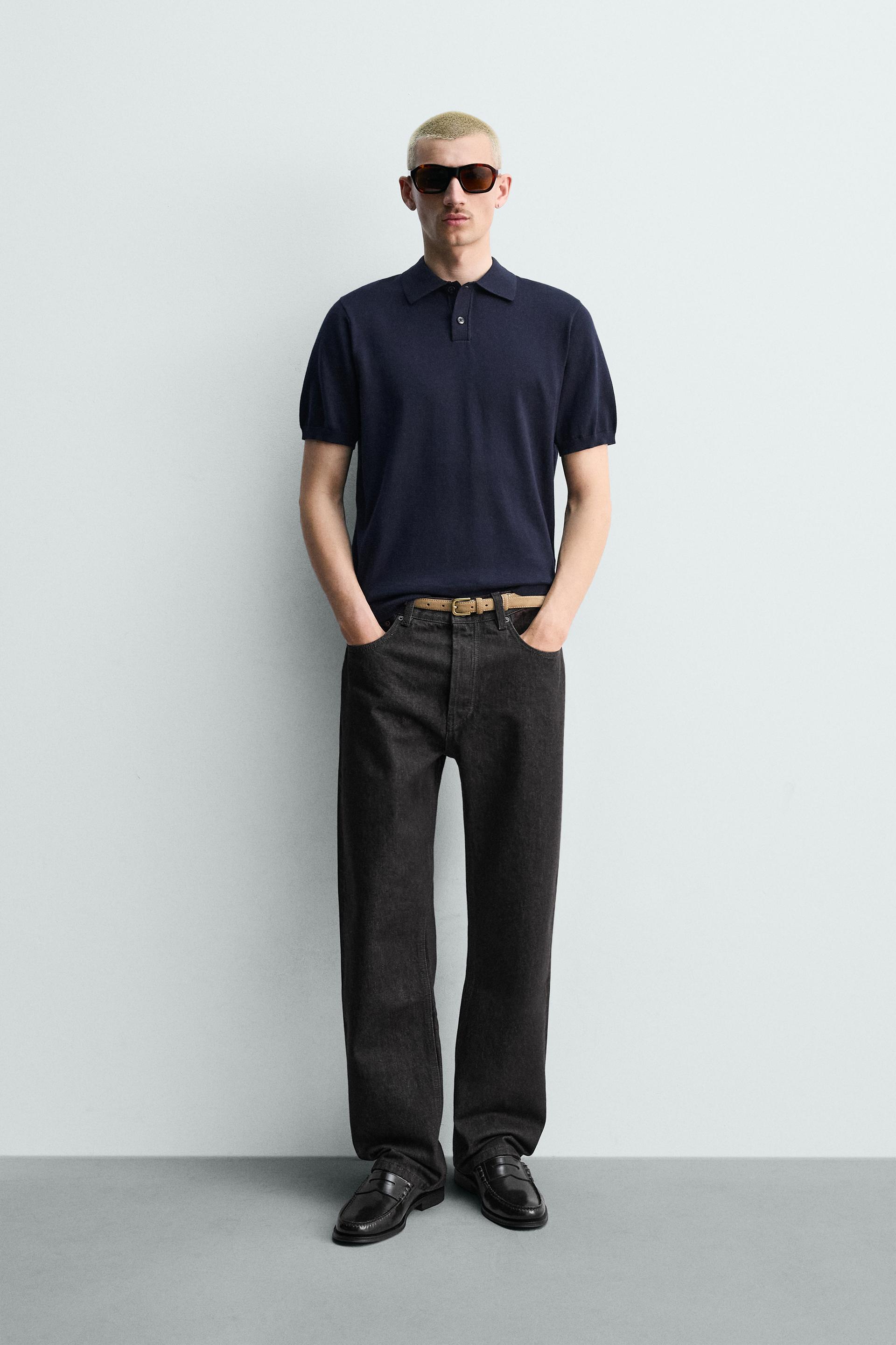 Regular Fit Knit Polo Shirt