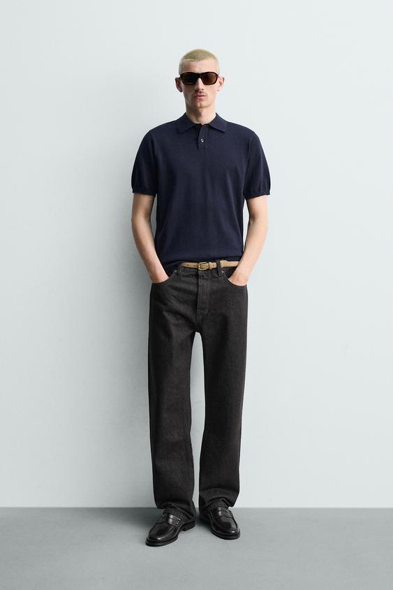 REGULAR FIT KNIT POLO SHIRT from Zara - $69.90