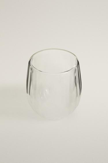 VERRE BOROSILICATE DOUBLE LIGNES - Transparent de Zara - Image 1