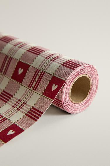 CHRISTMAS HEART COTTON NAPKIN ROLL (PACK OF 20) — Red 2