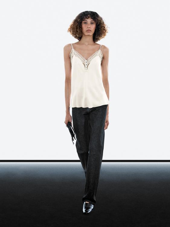 Camisole top with buttons from Zara - $90