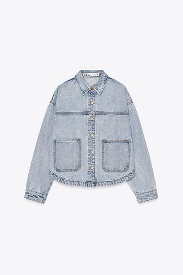 Z1975 DENIM JAKA - Urdin argia, Zara-rena