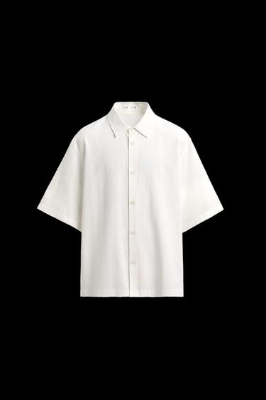 Zara BOXY FIT SHIRT - White