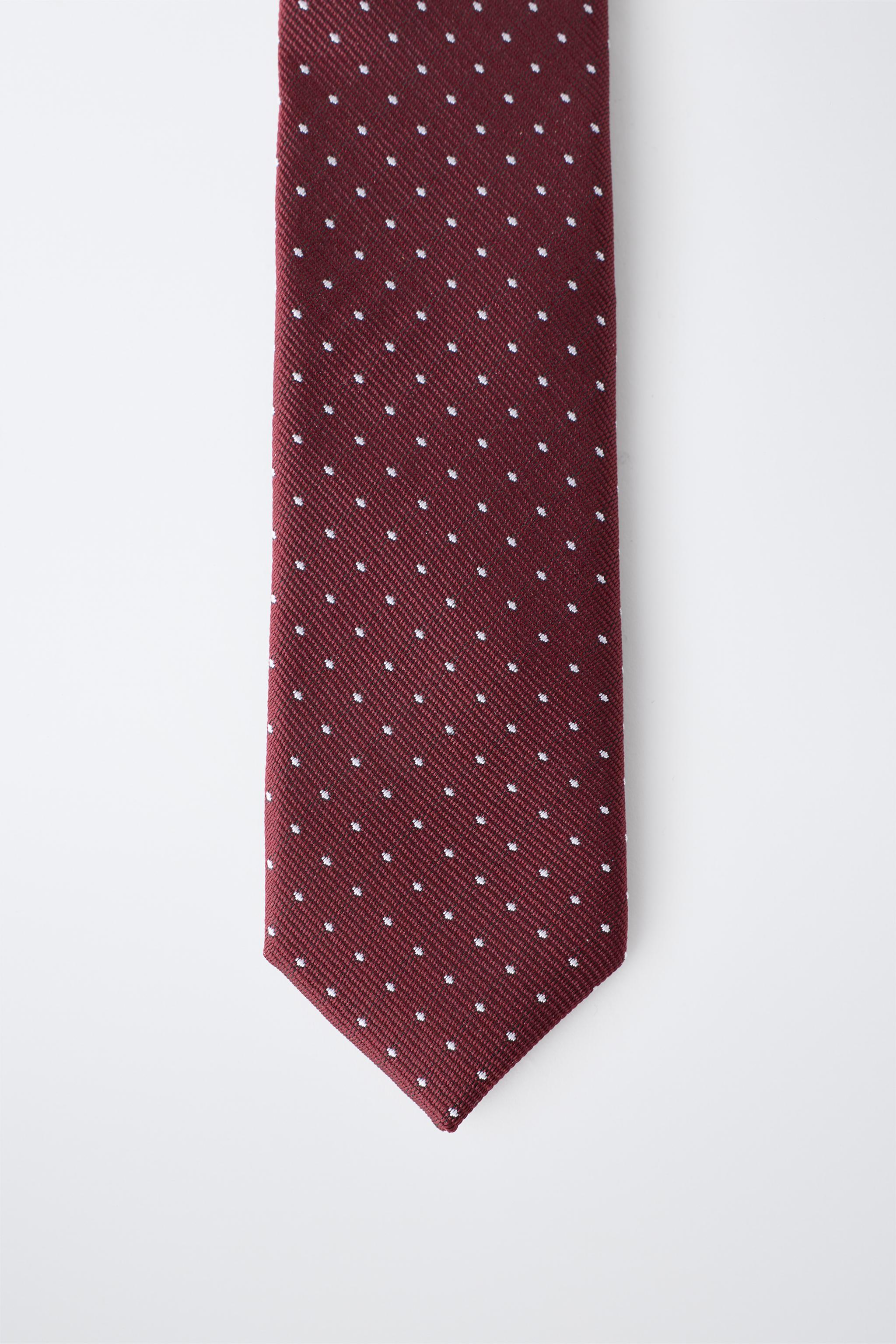 POLKA DOT PRINT TIE