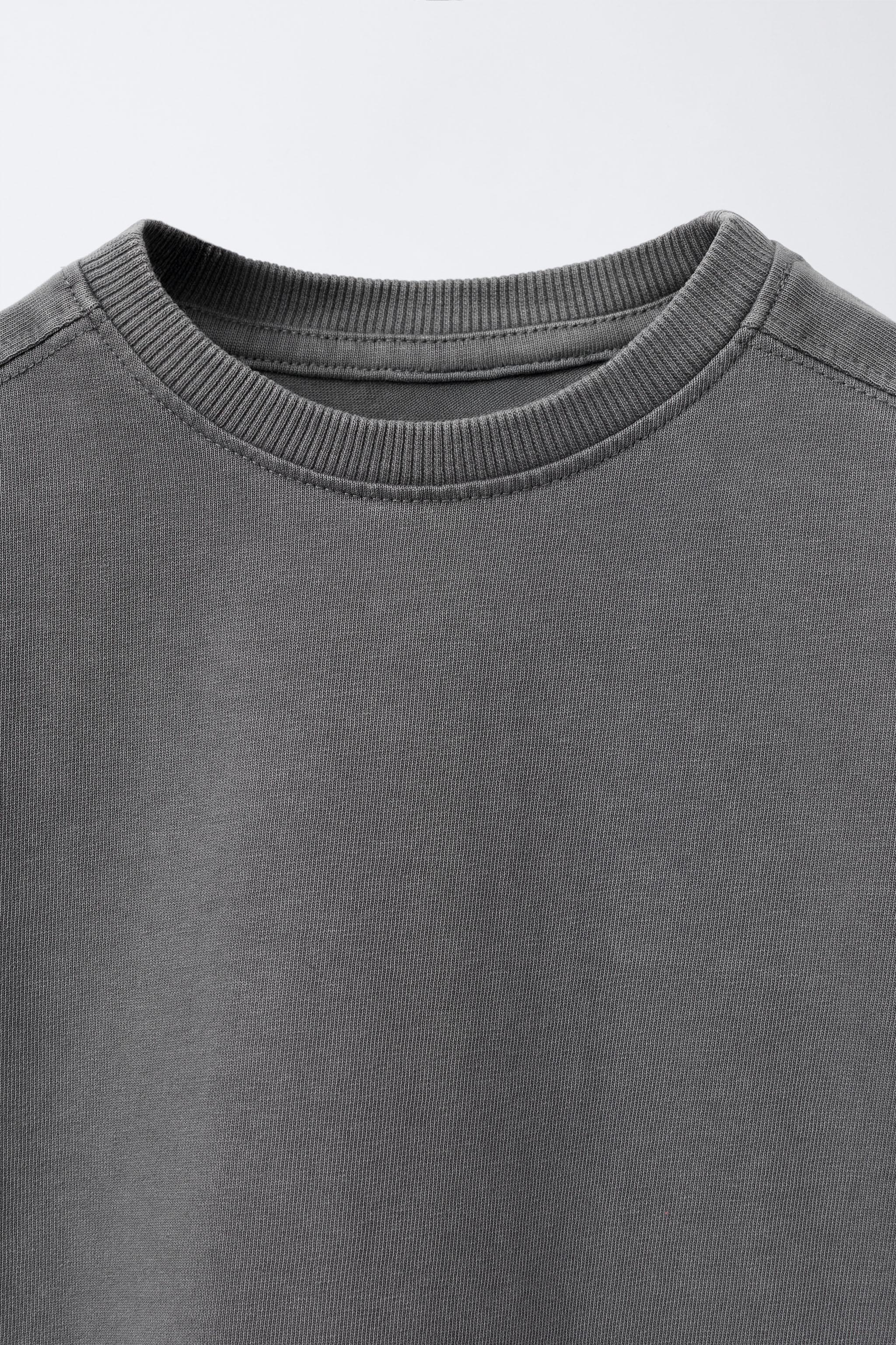 GARMENT DYE CUT-OUT T-SHIRT