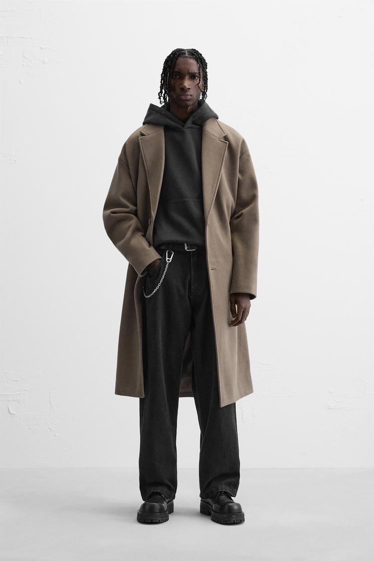 Long Oversize Mens Coat Oversized Long Jacket Men OVERSIZED COAT