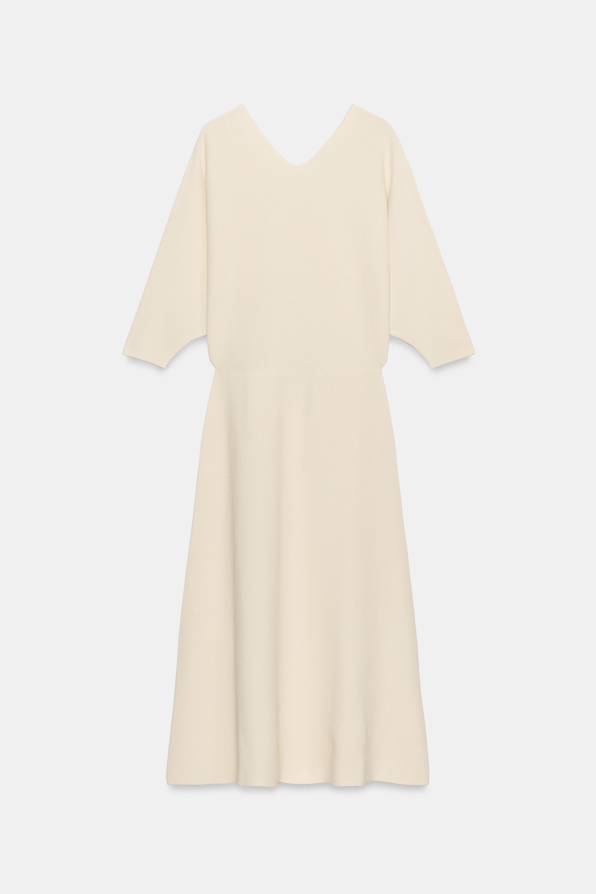 KNIT MIDI DRESS