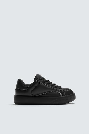 PADDED CHUNKY TRAINERS - Black by Zara - Image 0