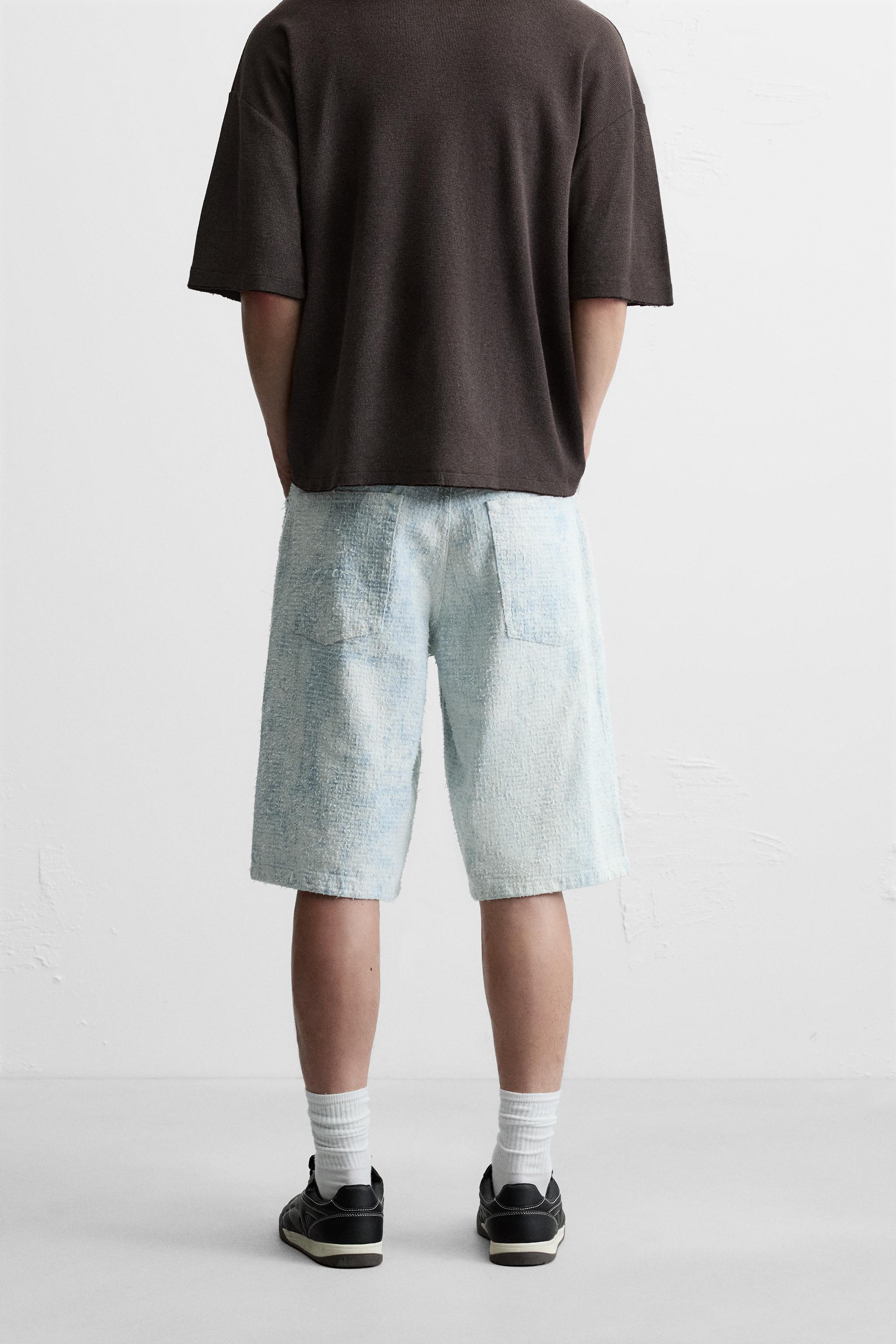 すぐ届く☆ ZARA ザラ BAGGY-FIT バミューダジョーツ (ZARA