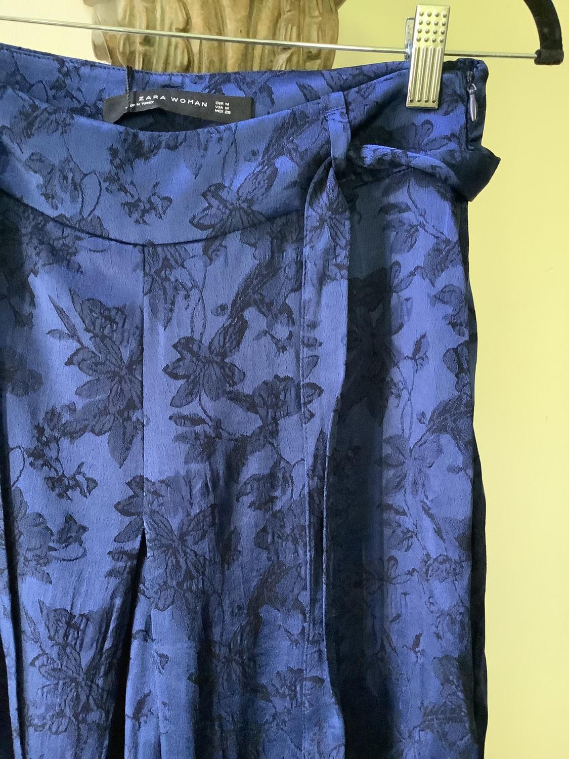 WIDE-LEG JACQUARD TROUSERS - Image 3